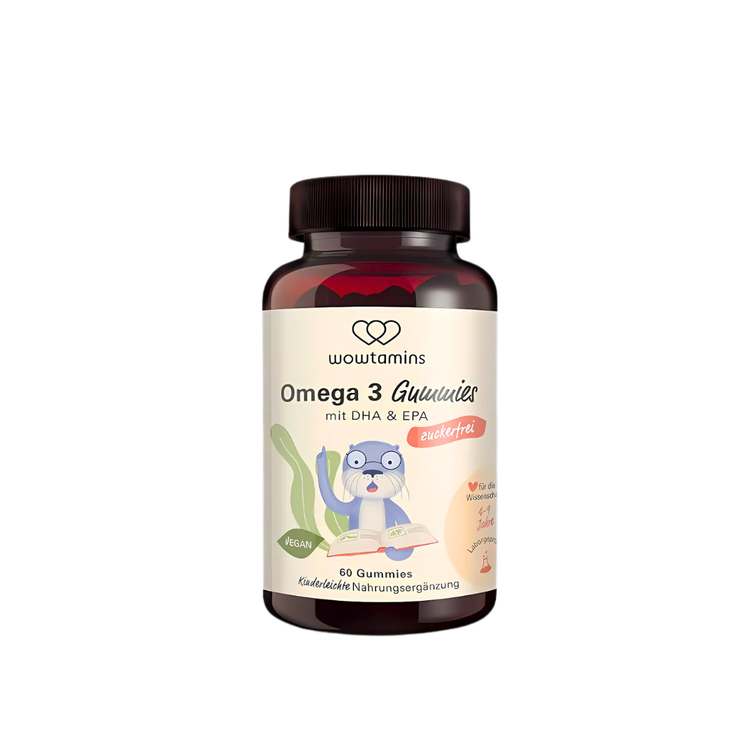 WOWTAMINS I Omega 3 Gummies für Kinder - Zuckerfrei
