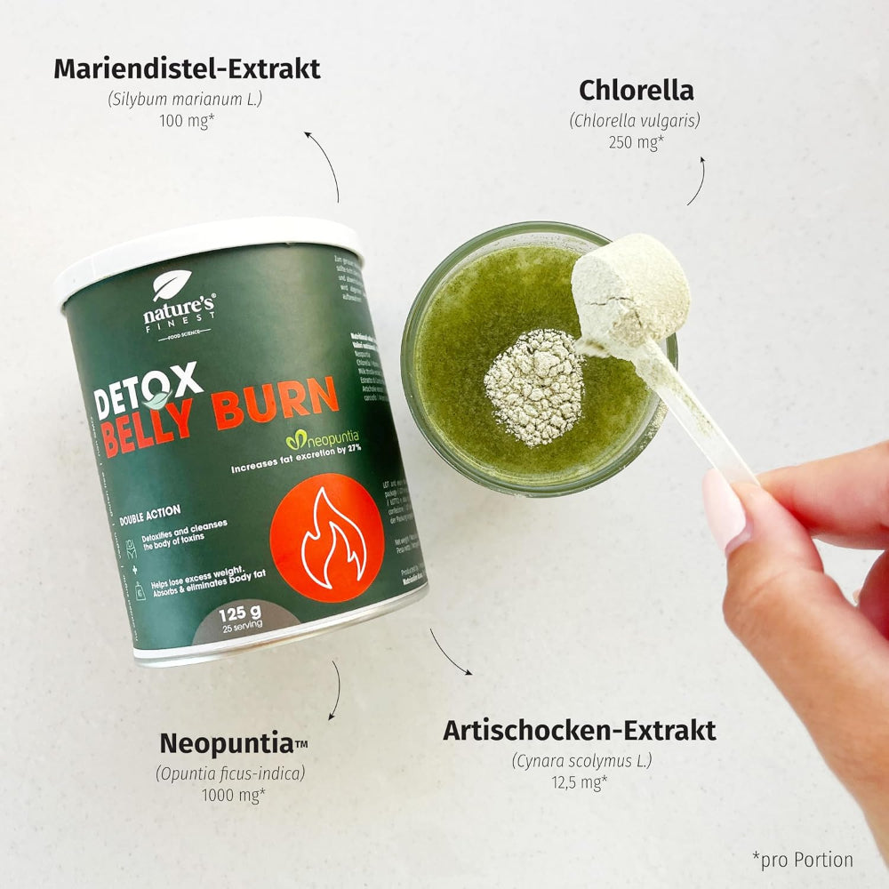 Nature's Finest I Detox Fat Burn Starterset für Fettverbrennung & Entgiftung (3 Stück) - Belly- Liver - Night