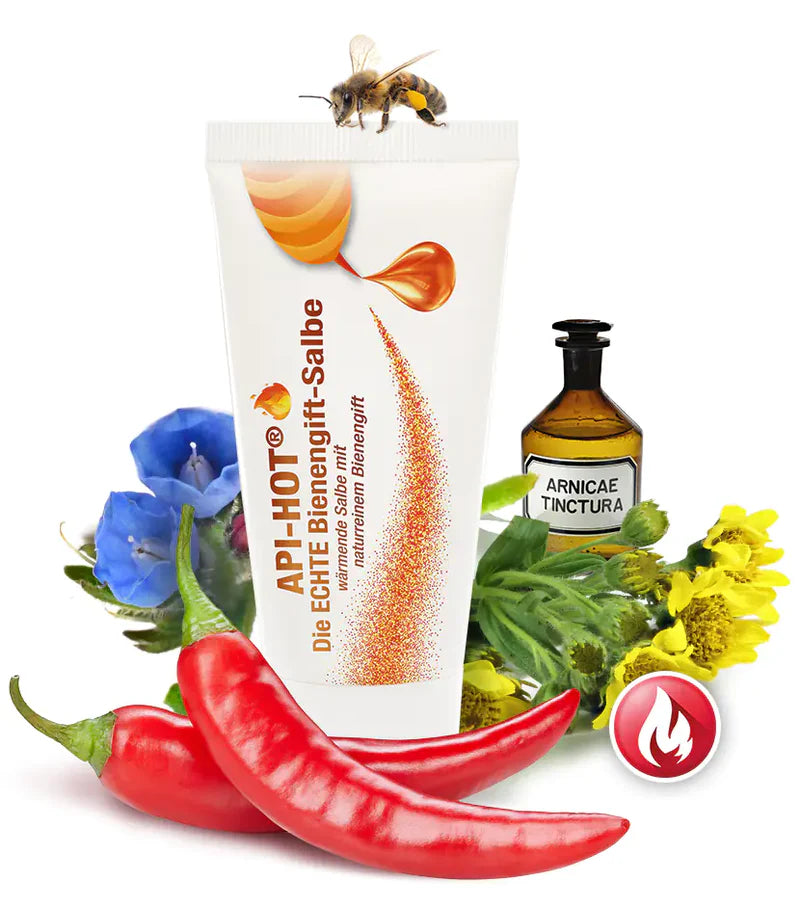 Schloßwald-Bienengut | Die ECHTE Bienengift-Salbe API-HOT® + API-REGENT® (2x50ml) + Gratis Probe