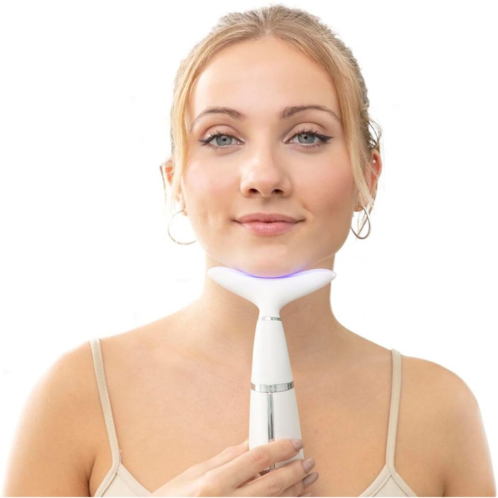 InnovaGoods | Doppelkinnreduzierer mit Phototherapie, Thermotherapie und Vibration
