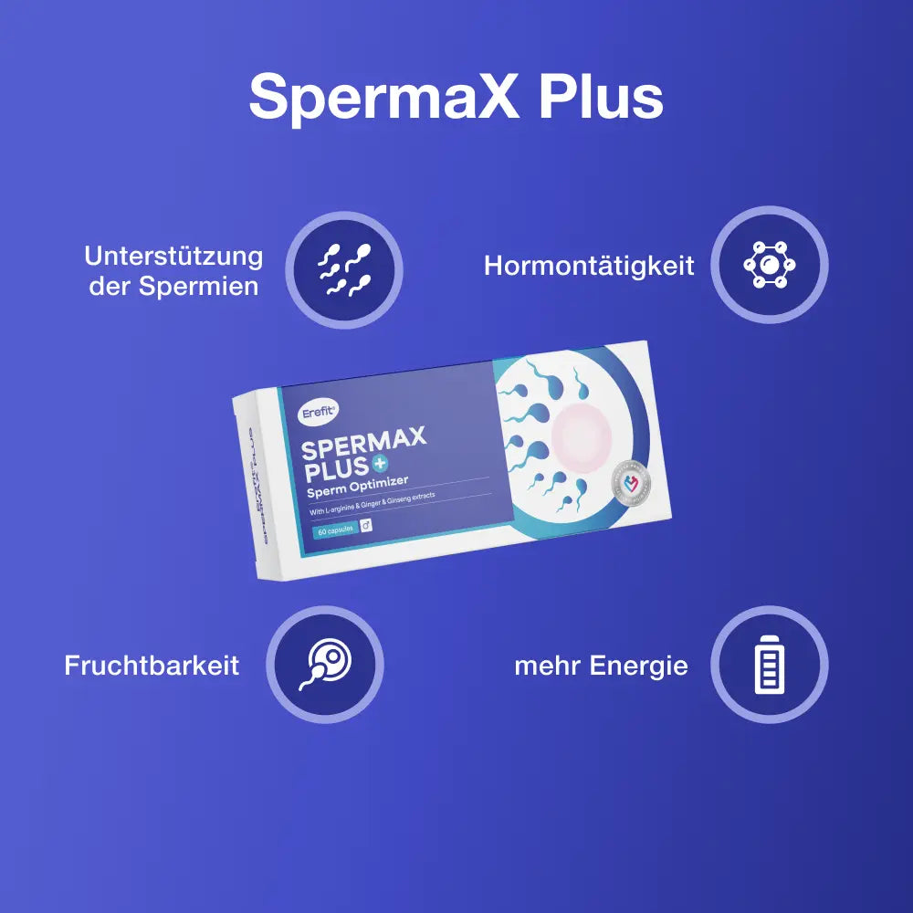 Erefit | SpermaX Plus für Spermienunterstützung - 60 Kapseln