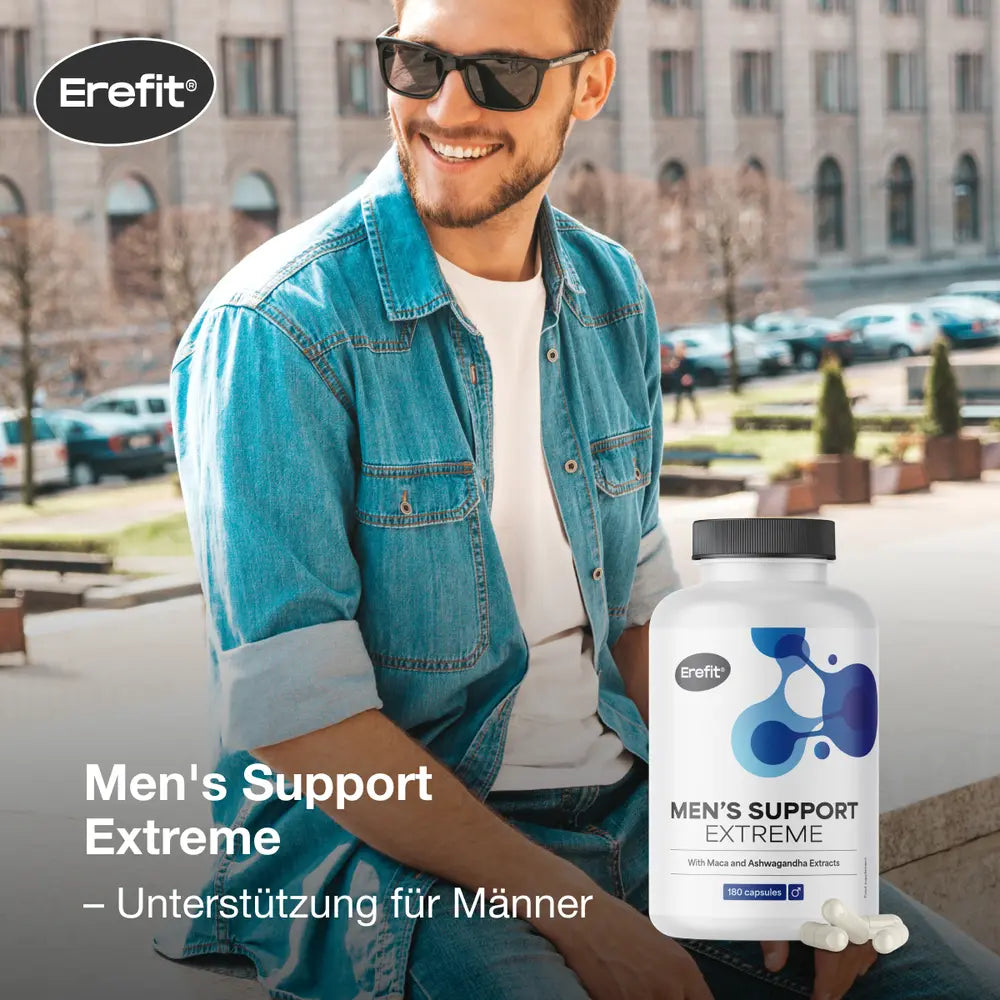Erefit | Men's Support Extreme – Alternative zu Viagra und Kamagra - 180 Kapseln