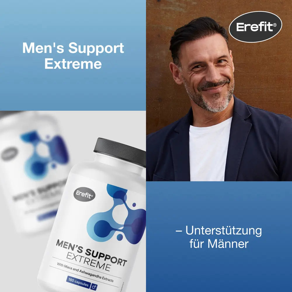 Erefit | Men's Support Extreme – Alternative zu Viagra und Kamagra - 180 Kapseln