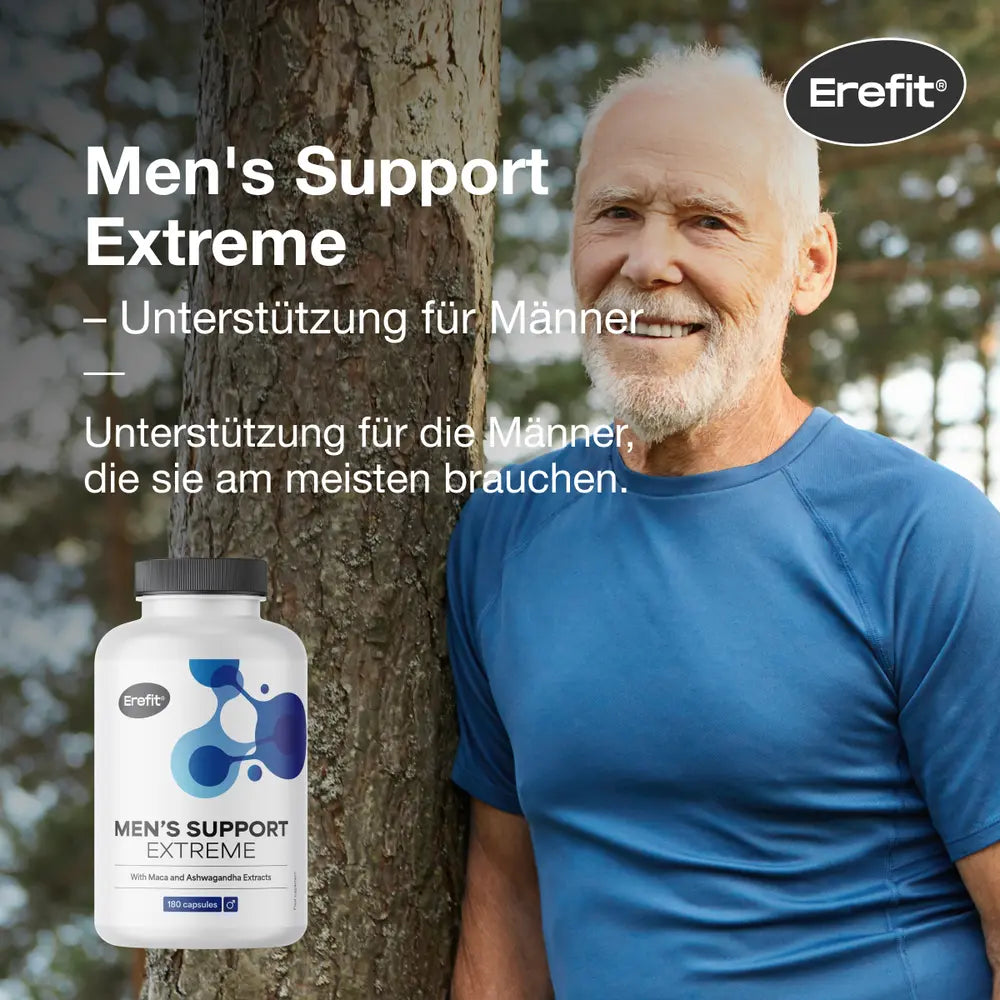 Erefit | Men's Support Extreme – Alternative zu Viagra und Kamagra - 180 Kapseln