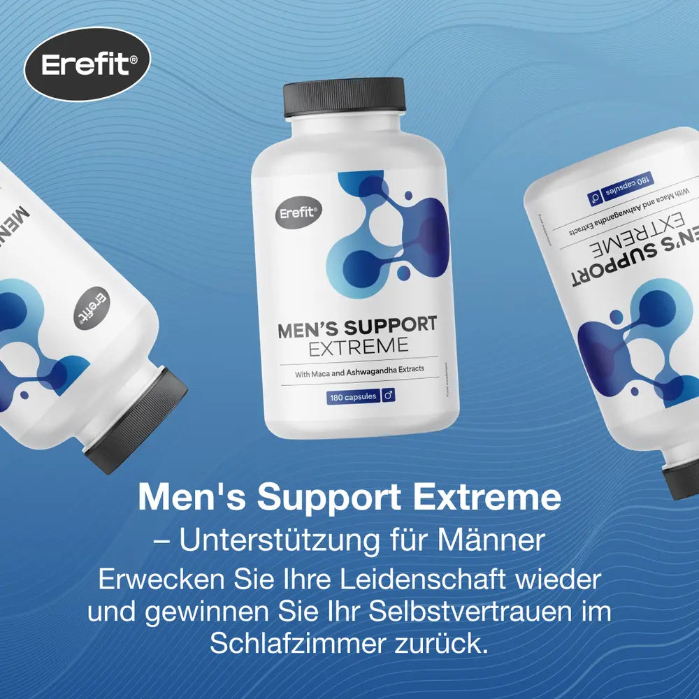 Erefit | Men's Support Extreme – Alternative zu Viagra und Kamagra - 180 Kapseln
