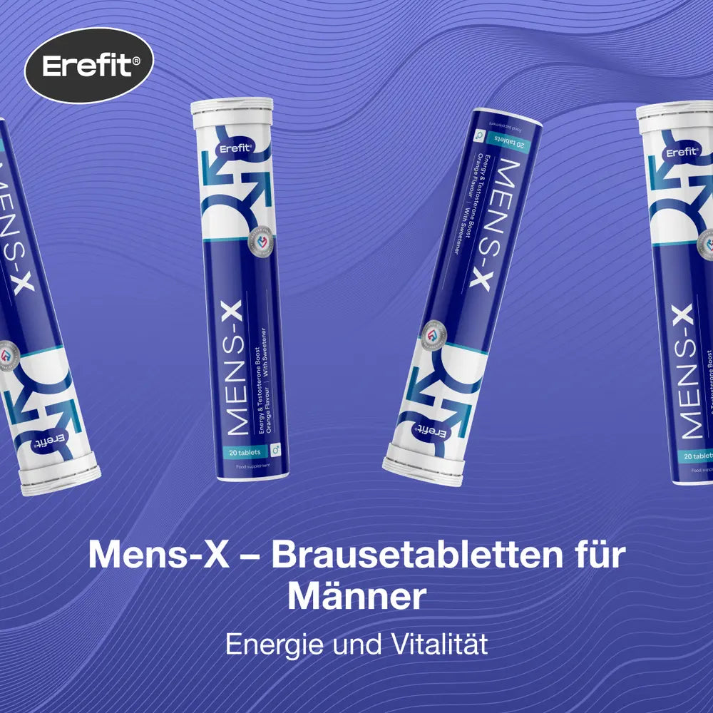 Erefit | Mens-X für Männer – Alternative zu Viagra und Kamagra - 20 Brausetabletten