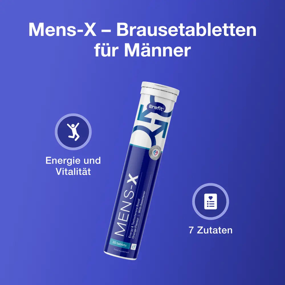 Erefit | Mens-X für Männer – Alternative zu Viagra und Kamagra - 20 Brausetabletten