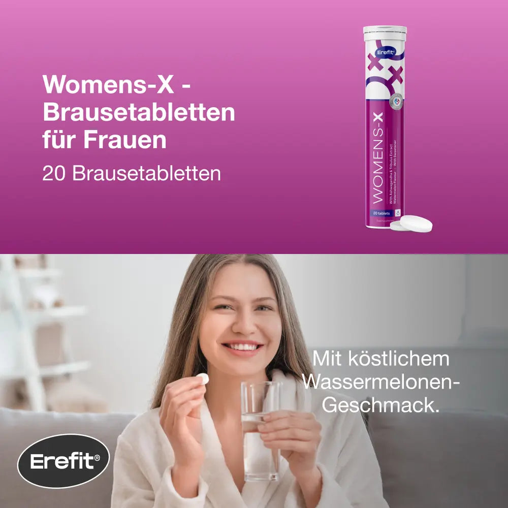 Erefit | Womens-X für Frauen - 20 Brausetabletten