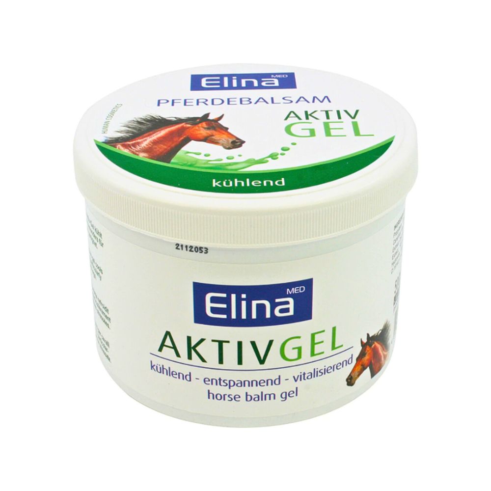 Elina Med | Elina Pferdebalsam Kühlend Activ Gel für Muskeln und Gelenke - 500 ml