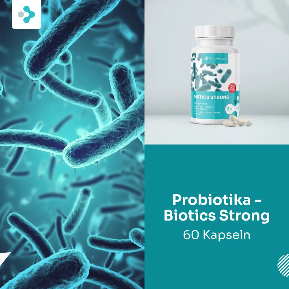 FutuNatura | Biotics Strong Probiotika für die Verdauung - 60 Kapseln