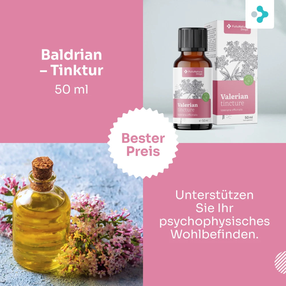 FutuNatura Baldrian – Tinktur - 50 ml