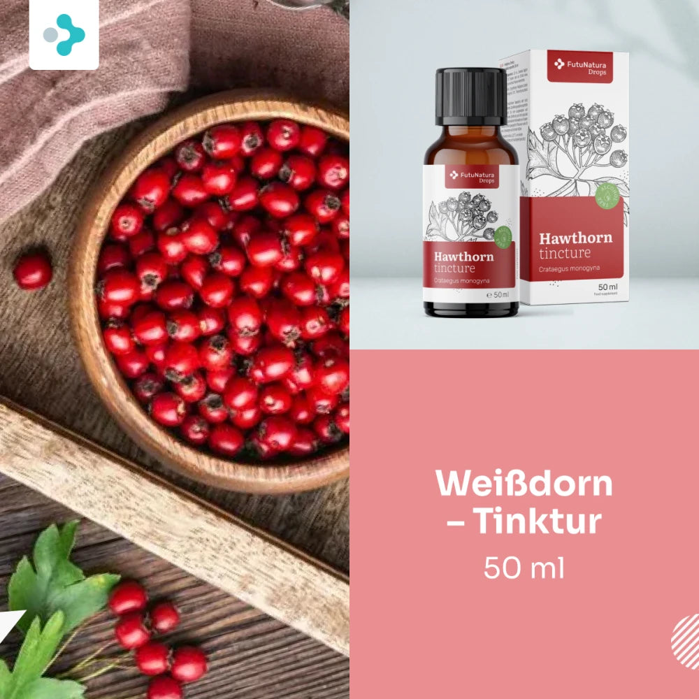 FutuNatura Weißdorn – Tinktur - 50 ml