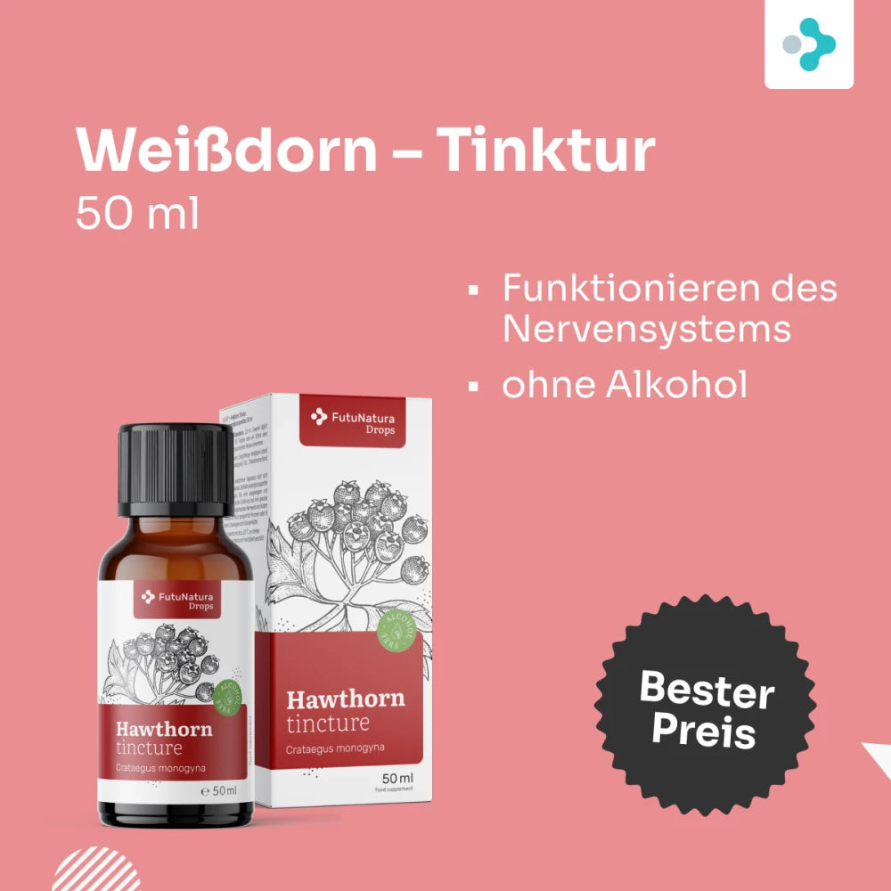 FutuNatura Weißdorn – Tinktur - 50 ml