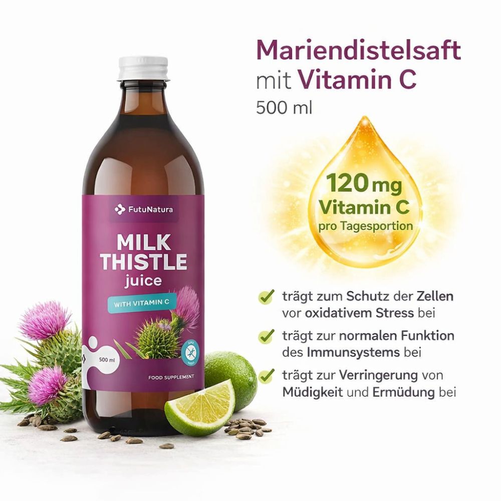 FutuNatura | Mariendistelsaft als Ergänzung bei Diäten - 500ml
