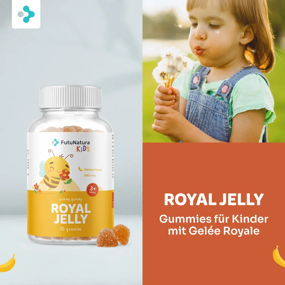 FutuNatura | Royal Jelly – Gummies für Kinder mit Gelée Royale - 30 Gummibonbons