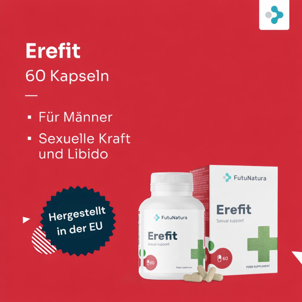FutuNatura | Erefit Sexual Support für Libido und Erektion - 60 Kapseln