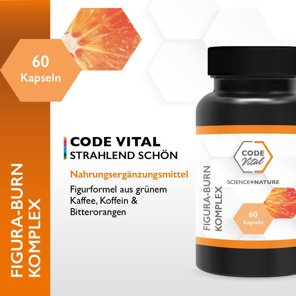 CODE Vital | Wunschfigurpaket mit Hunger & Zucker Stopp + Figura Burn + Glucomannan Plus
