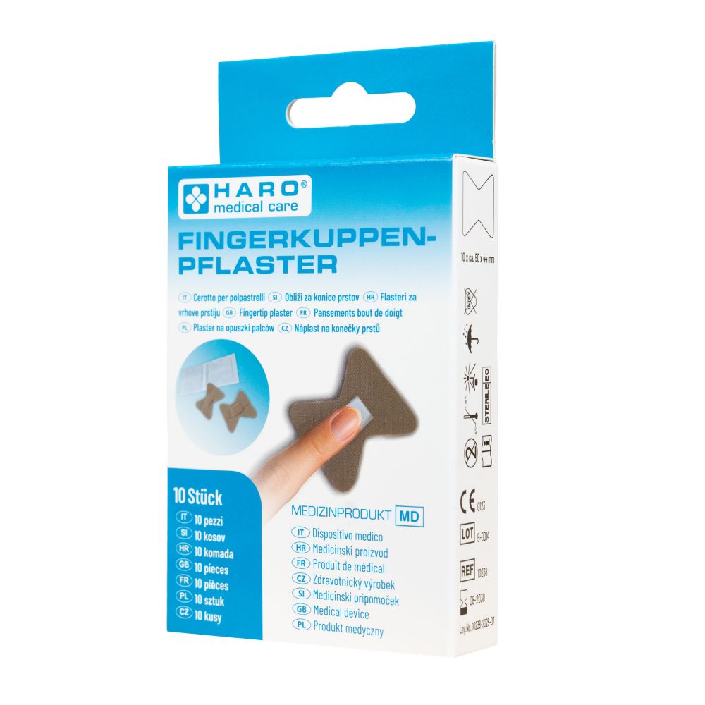 Haro | Fingerkuppenpflaster aus Textil - 10 Stück