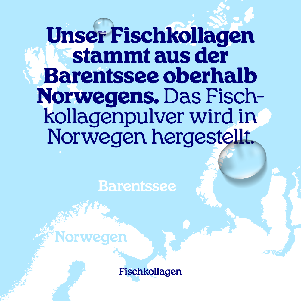 Arctic Blue | Fischkollagen-Pulver Erdbeere - 150g