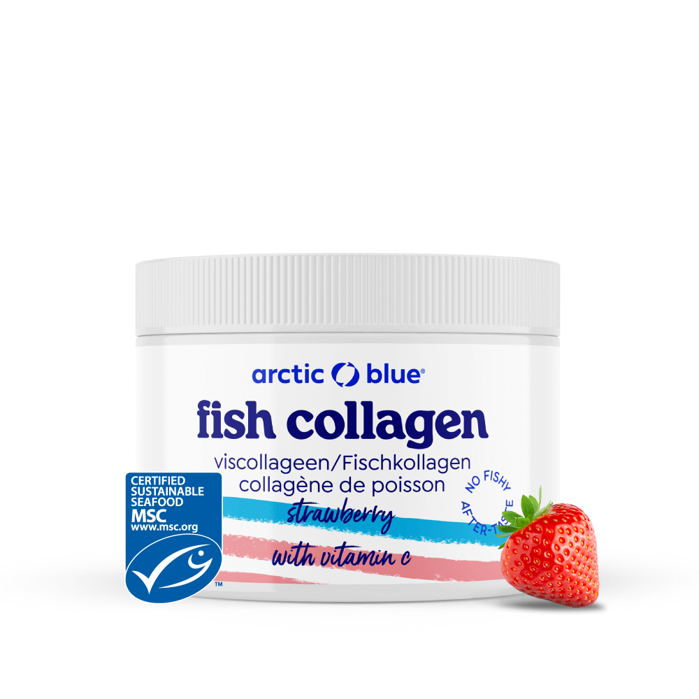 Arctic Blue | Fischkollagen-Pulver Erdbeere - 150g