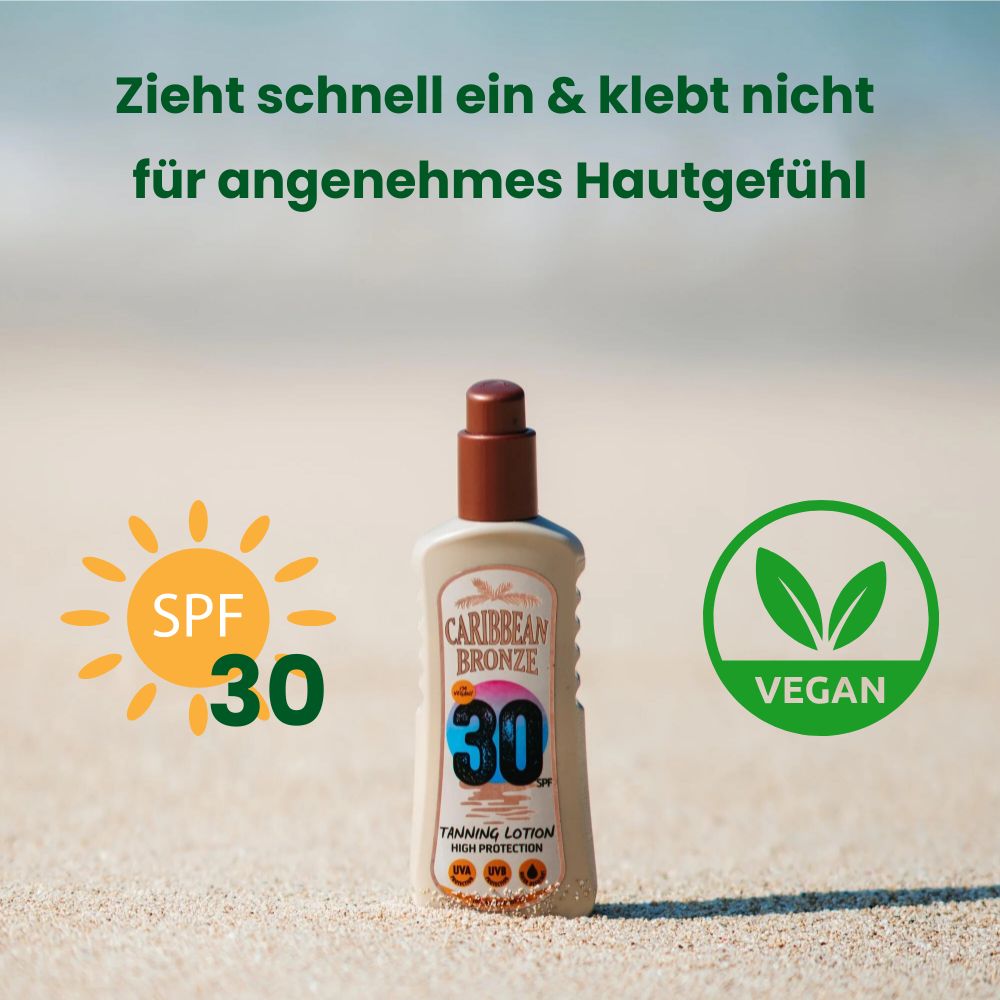 Caribbean Bronze | Bräunungslotion LSF 30 - 200 ml