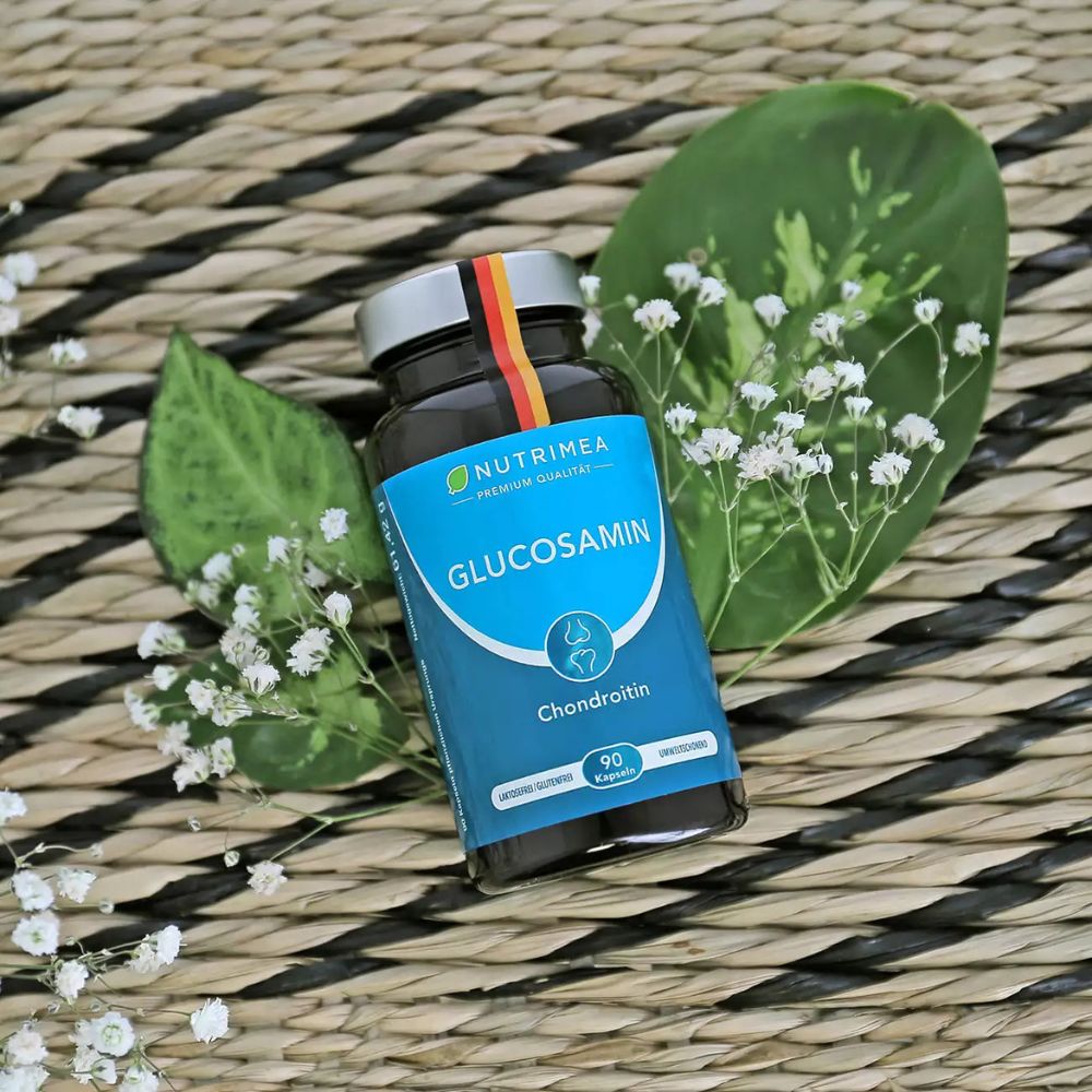 Nutrimea Glucosamin & Chondroitin Hochdosiert + MSM + MANGAN - 90 Kapseln