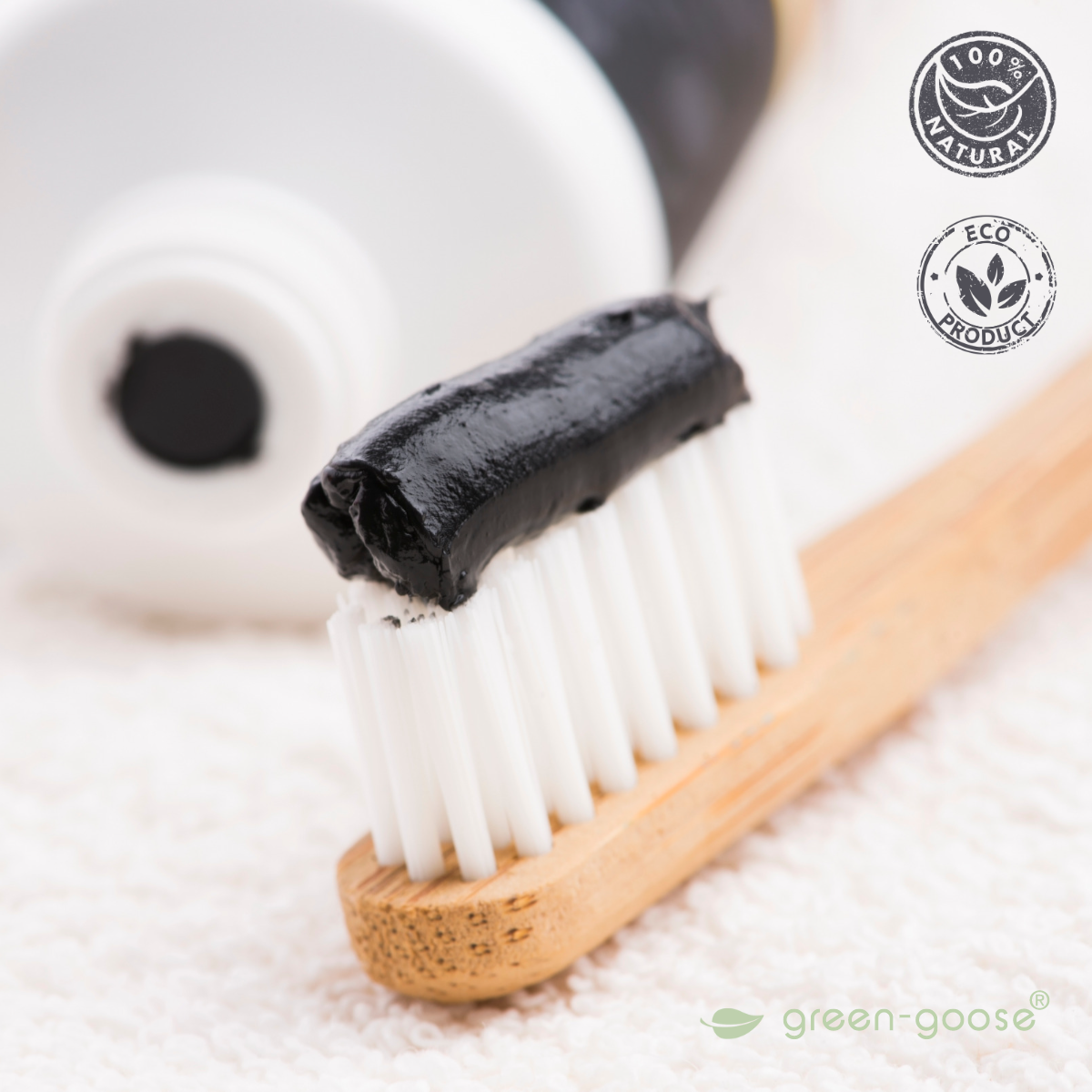 green-goose | Premium Sensitiv Aktivekohle Zahnpasta