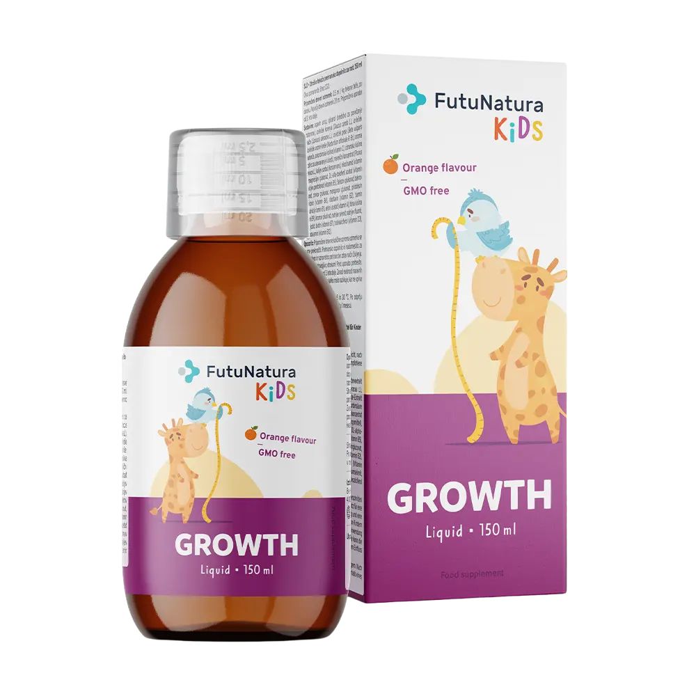 FutuNatura | Growth – Flüssige Nahrungsergänzung für Kinder in der Wachstumsphase