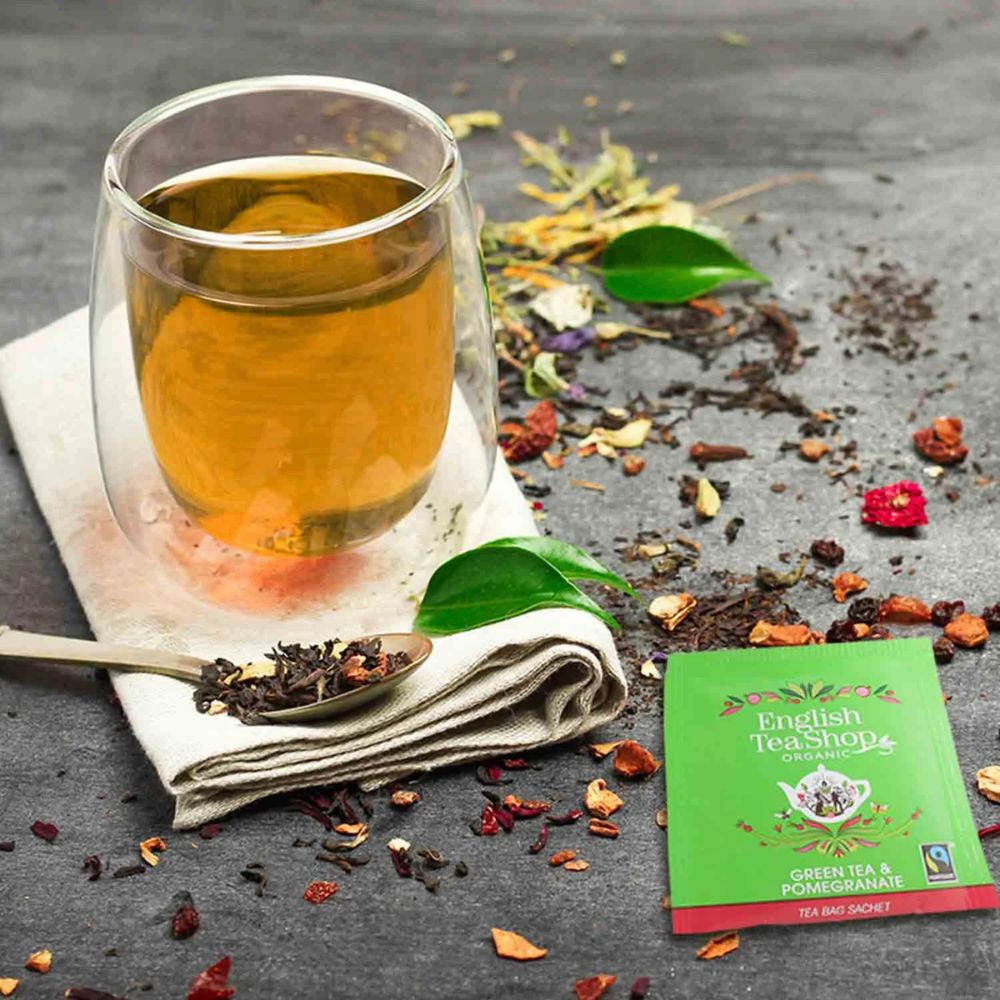 English Tea Company | Grüner Tee Granatapfel - 20 Teebeutel