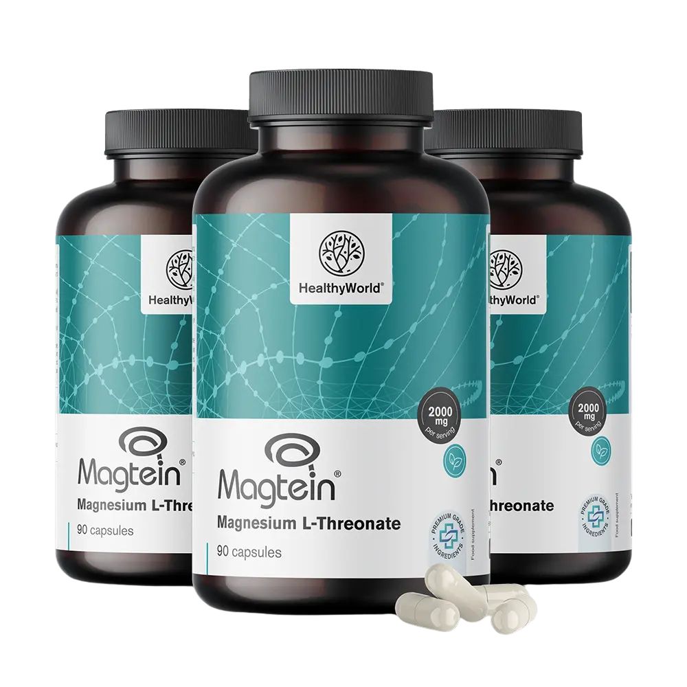HealthyWorld | Magnesium Magtein® L-Threonat  2000 mg - 90 Kapseln