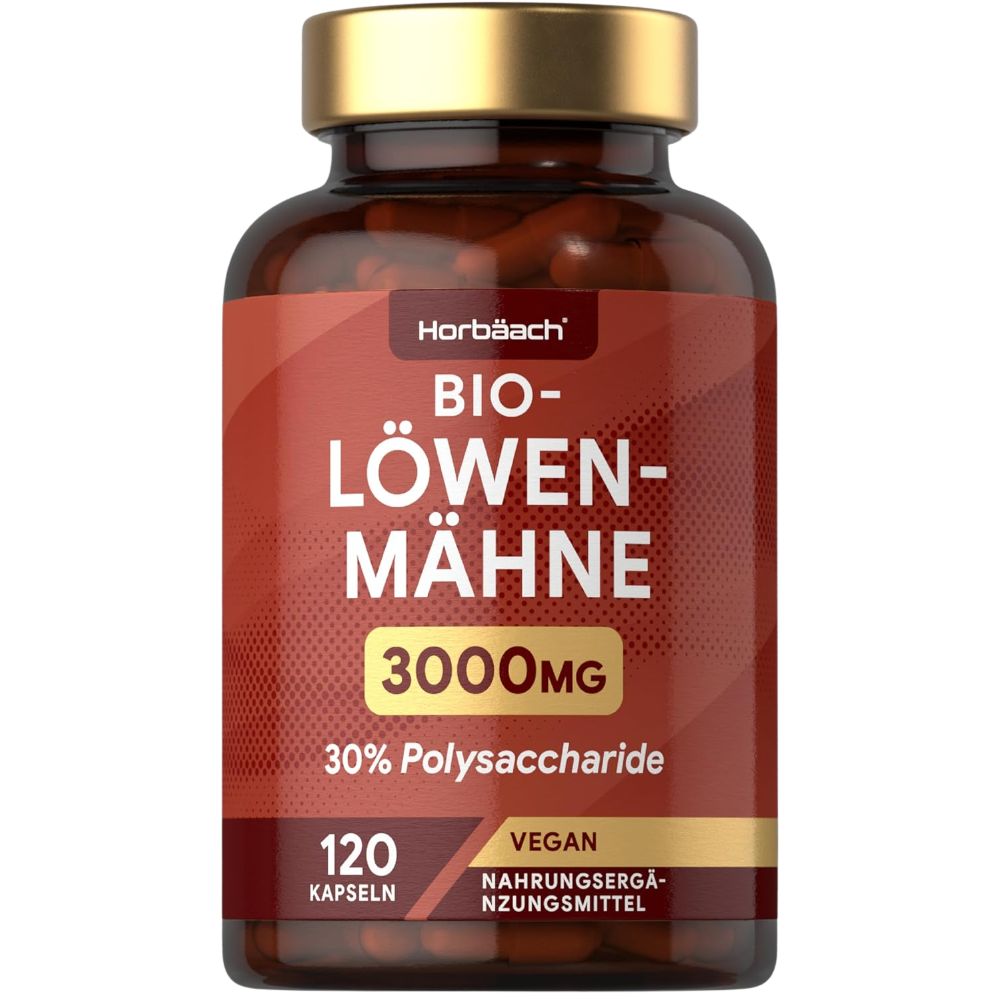 Horbaach | Lions Mane 3000mg - 120 Kapseln