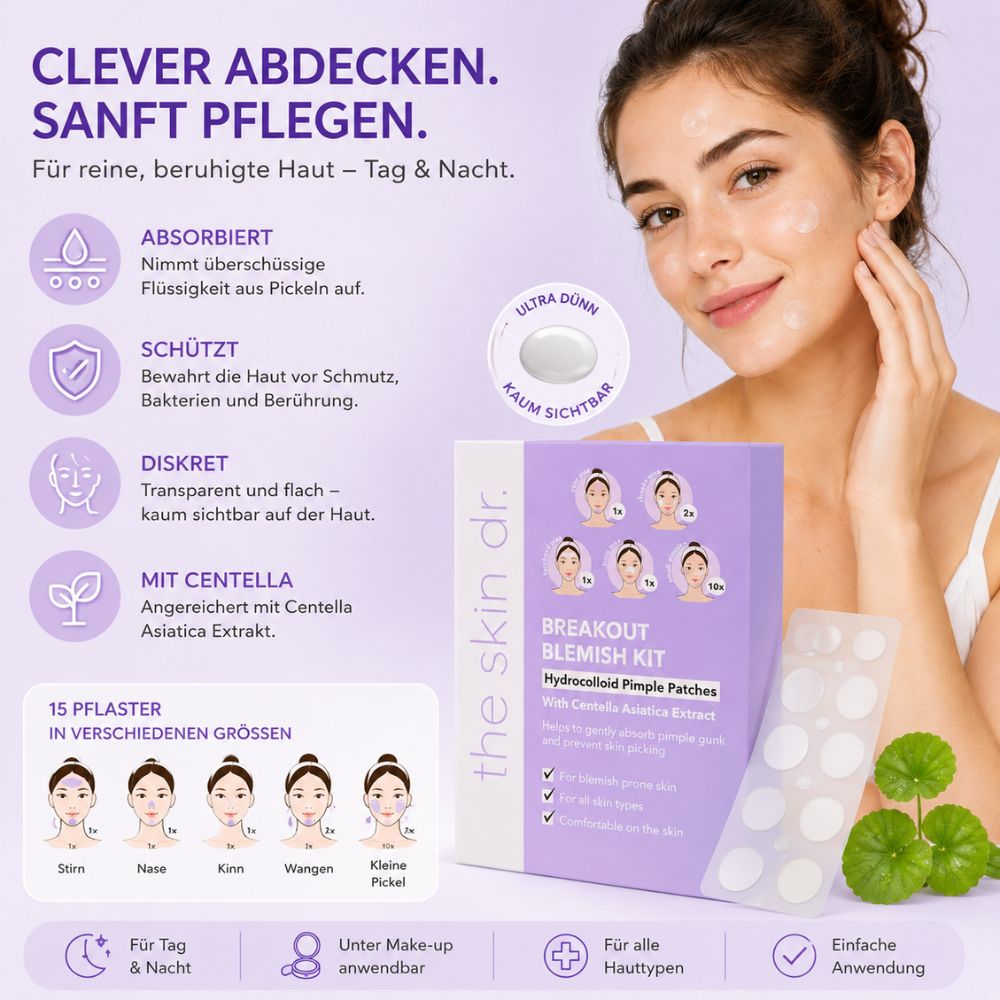 NEU: The Skin Dr. |  Premium Gesichts-Patches mit Centella XL Aktionsset