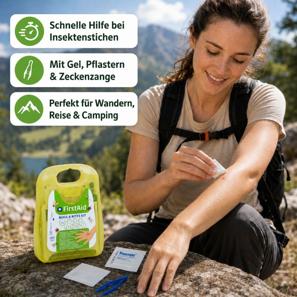 First Aid Insektenstich-Set 17-teilig