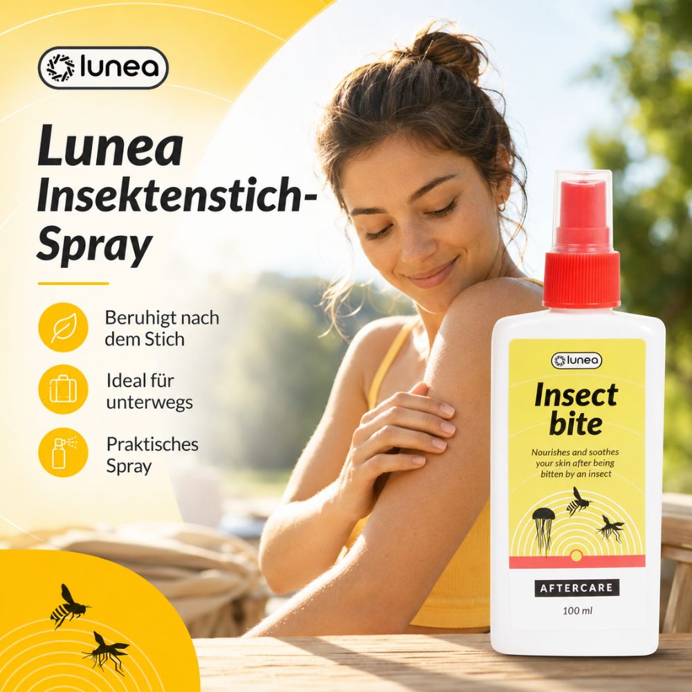 Lunea | Insektenstich-Spray – Pflegendes After-Bite Spray nach Insektenstichen - 100ml