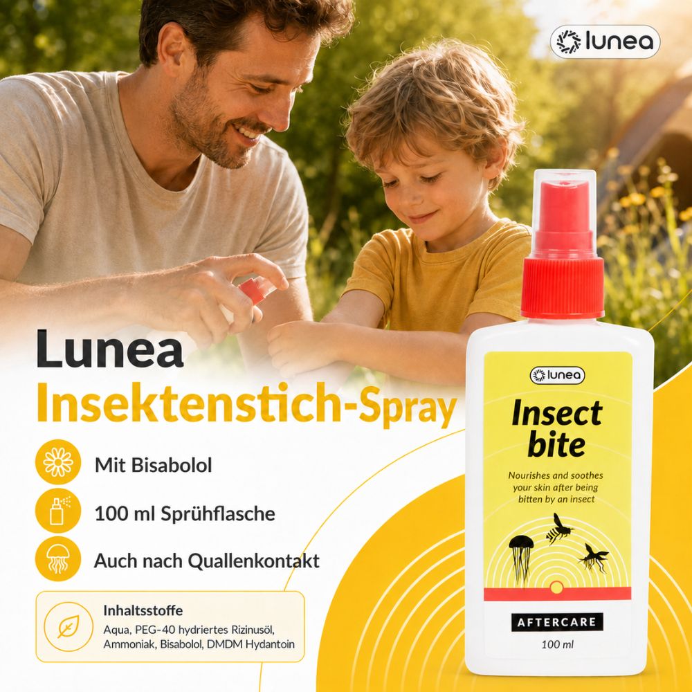 Lunea | Insektenstich-Spray – Pflegendes After-Bite Spray nach Insektenstichen - 100ml