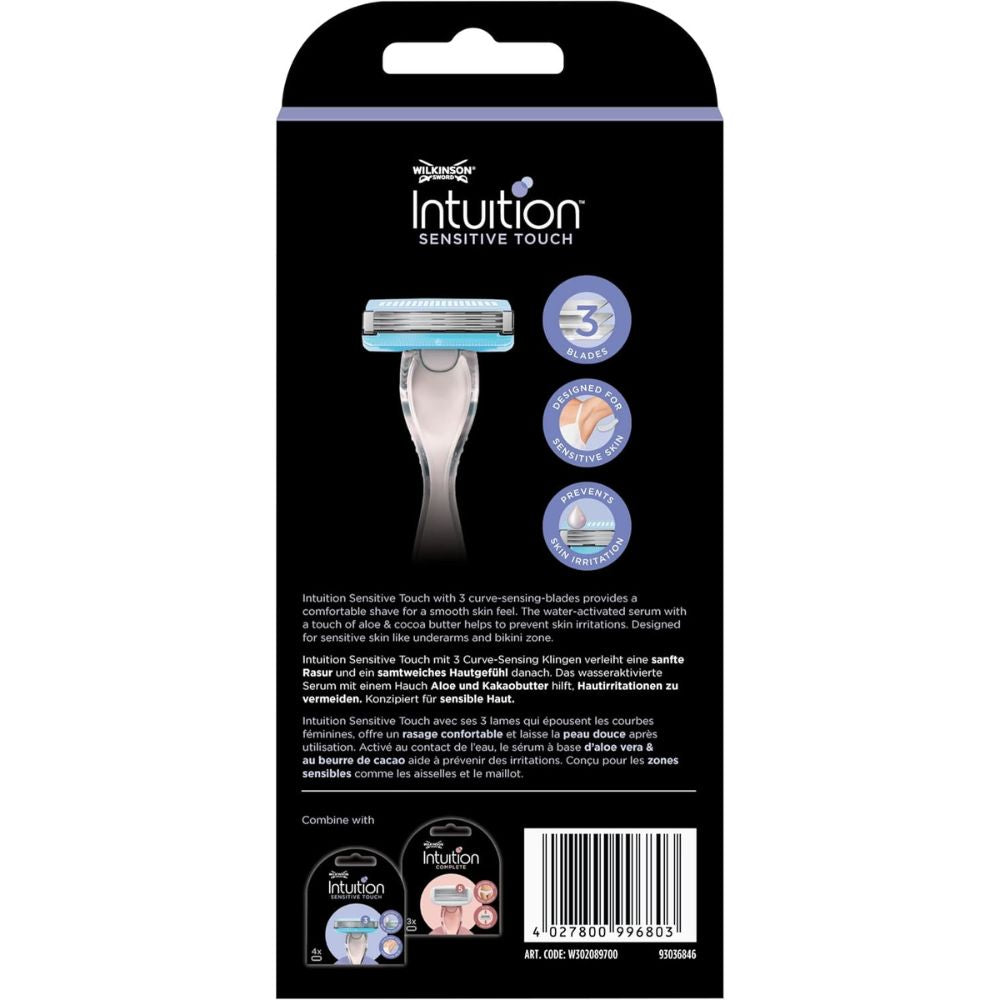 Wilkinson | Rasierer Intuition Sensitive Touch - 1 Rasierergriff + 1 Klinge