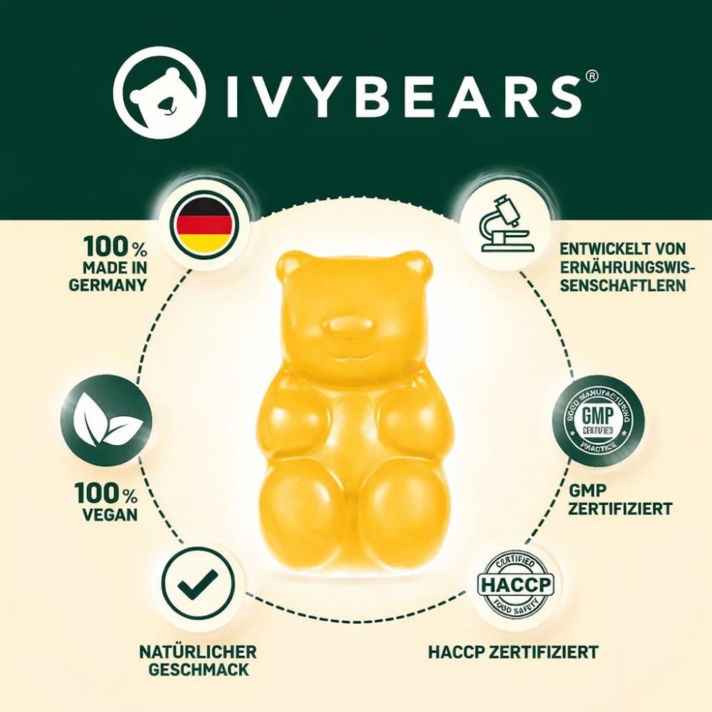 IvyBears | Vegan Omega 3 - 60 Gummibärchen