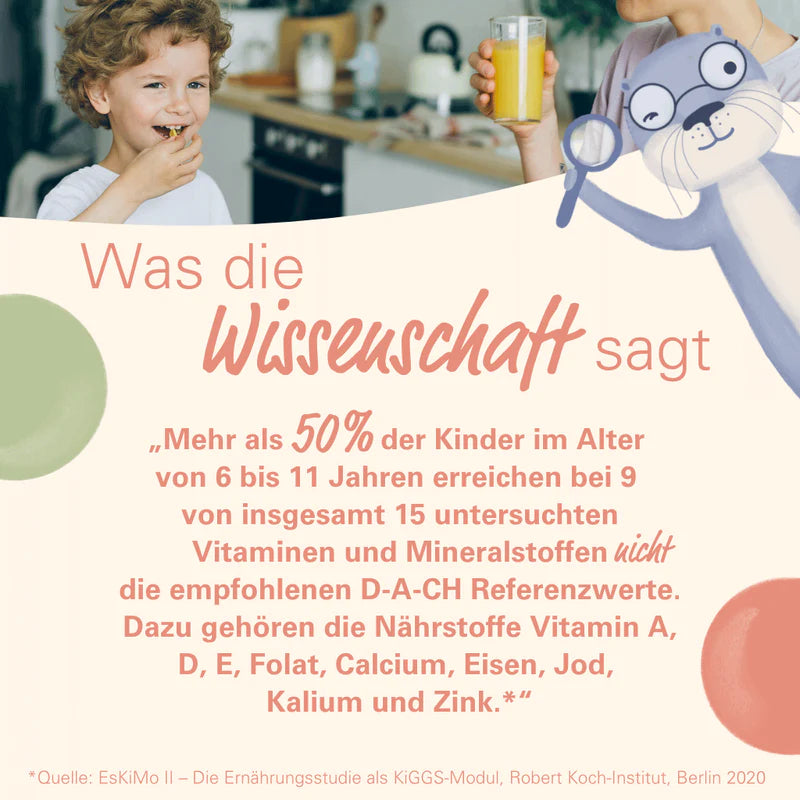 WOWTAMINS I Kids Complete Gummies - MIT ZUCKER - 120 Gummies