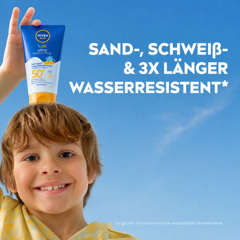 NIVEA SUN Kids Ultra Schutz & Pflege Sonnenlotion LSF 50+ - 150ml