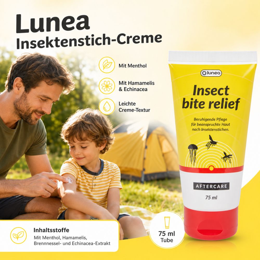 Lunea | Insektenstich-Creme - Juckreizlindernd - 75 ml