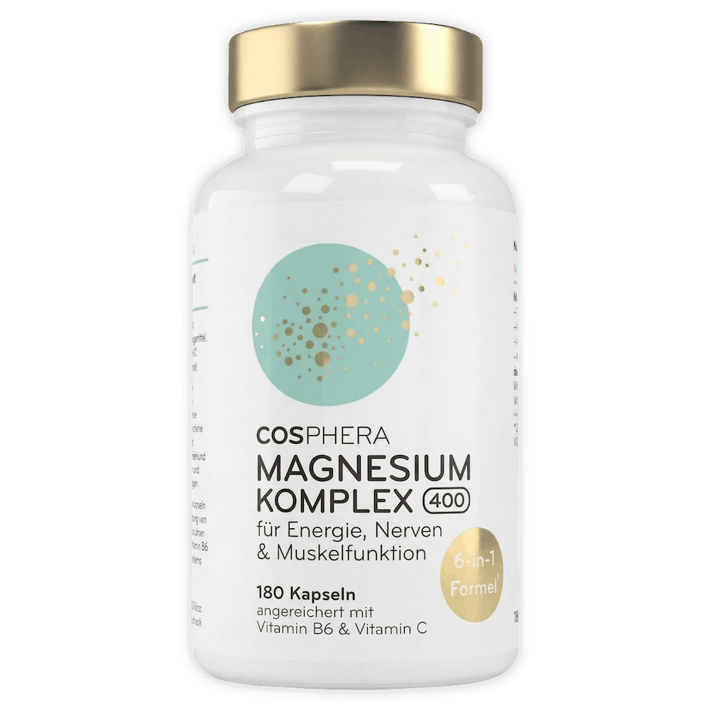 Cosphera | Magnesium Komplex 400 – 180 Kapseln