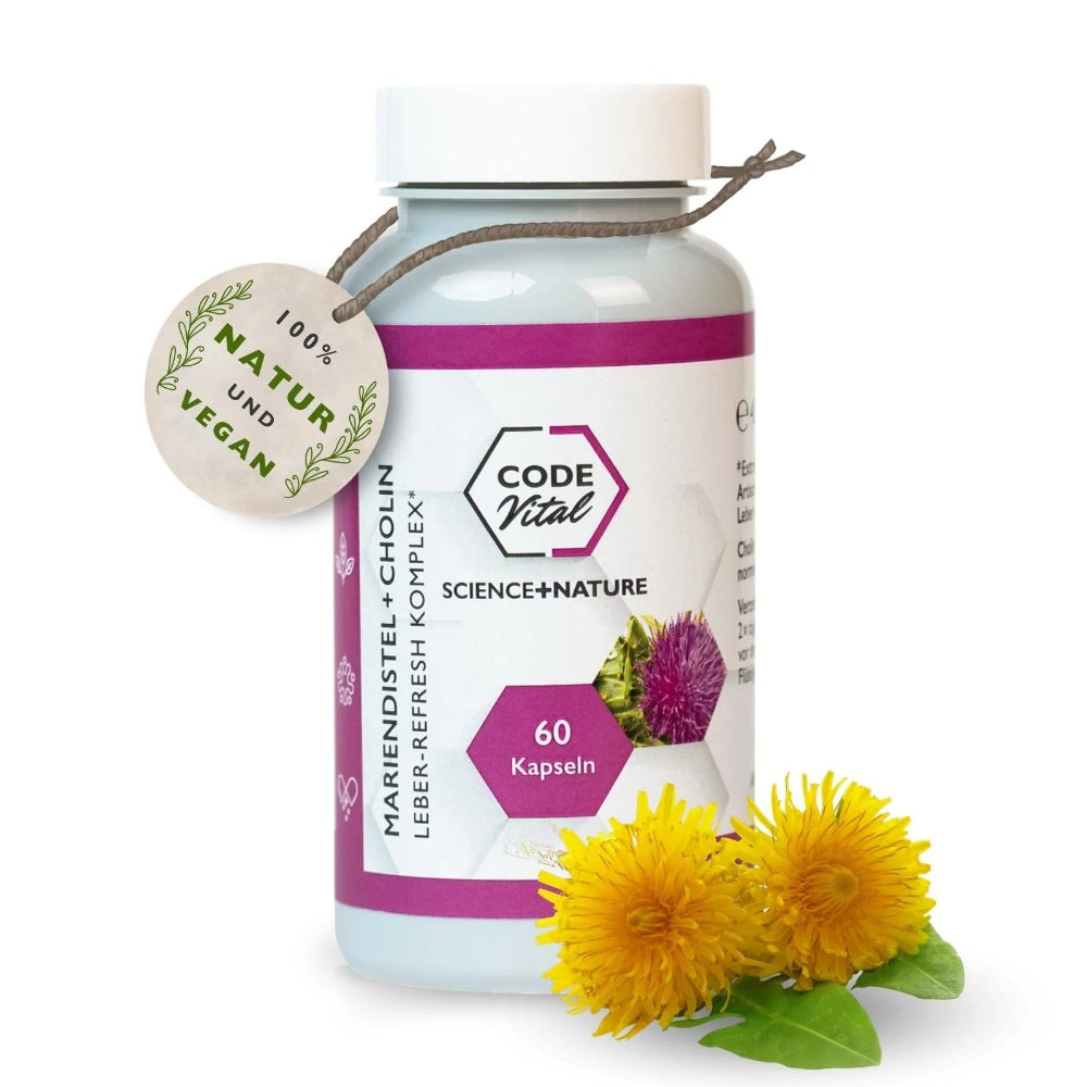 Code Vital | Mariendistel + Cholin - LEBER REFRESH KOMPLEX