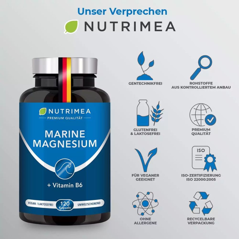 Nutrimea | Marines Magnesium  – 120 Kapseln