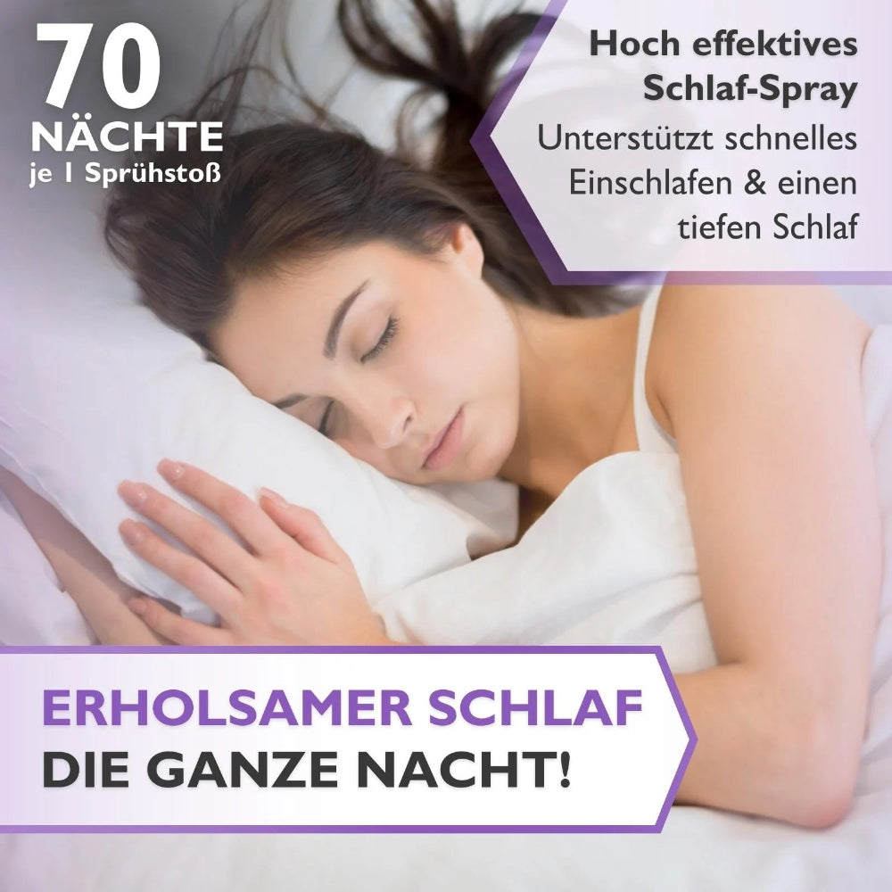 Code Vital | Melatonin - Lavendel- Baldrian Relax Spray - Für erholsamen SCHLAF