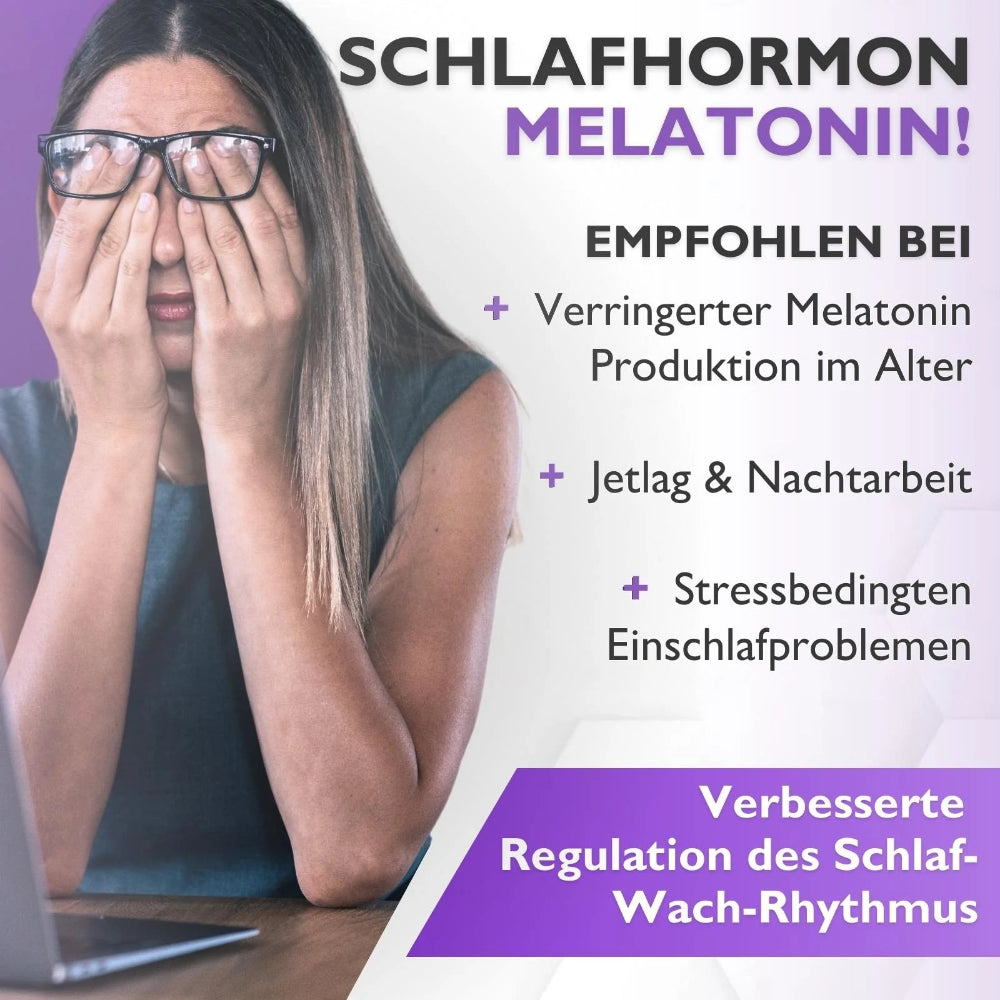 Code Vital | Melatonin - Lavendel- Baldrian Relax Spray - Für erholsamen SCHLAF