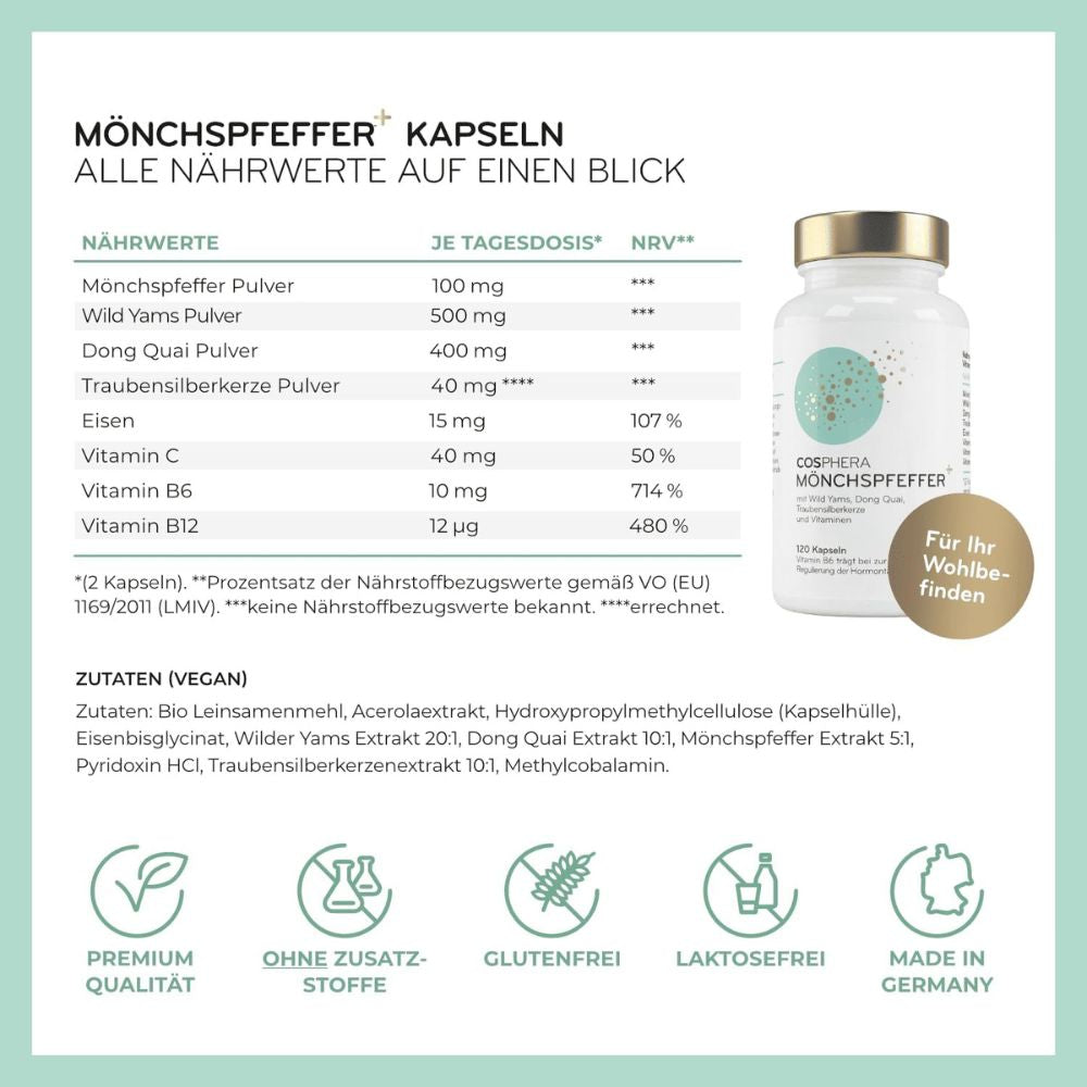 Cosphera | Mönchspfeffer+ - 120 Stück