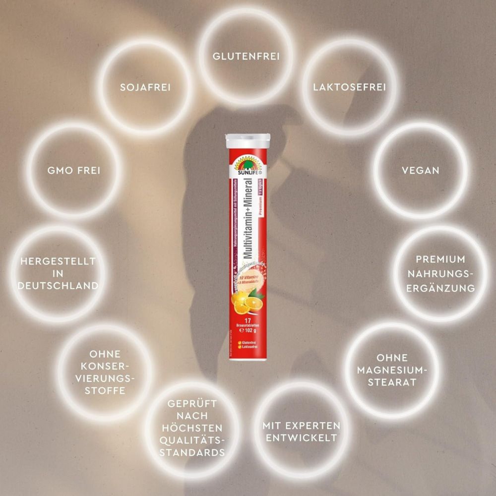 Sunlife | Premium Multivitamin + Mineral Brausetabletten