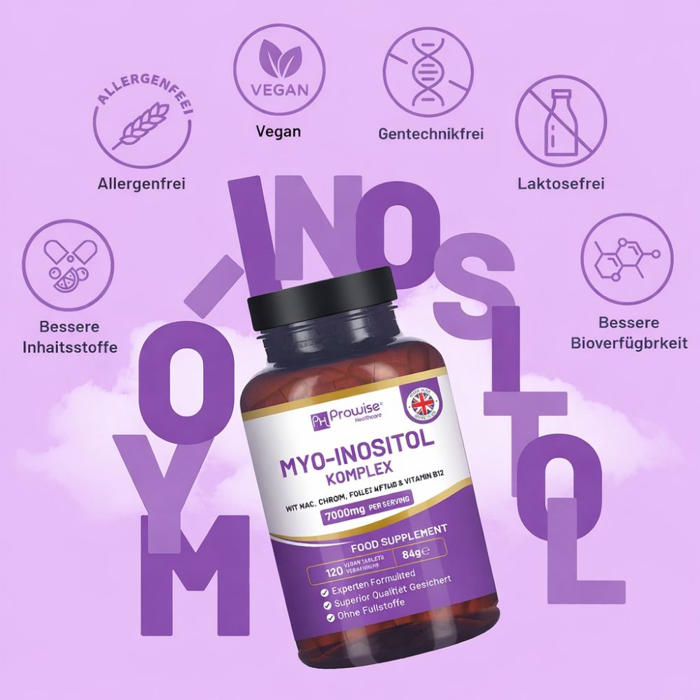 Prowise Healthcare | Myo-Inositol Komplex 7000 mg - 120 vegane Tabletten