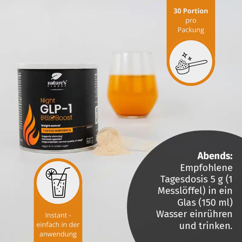 Nature's Finest | Night GLP-1 ProBoost – Fettstoffwechsel & Appetitkontrolle