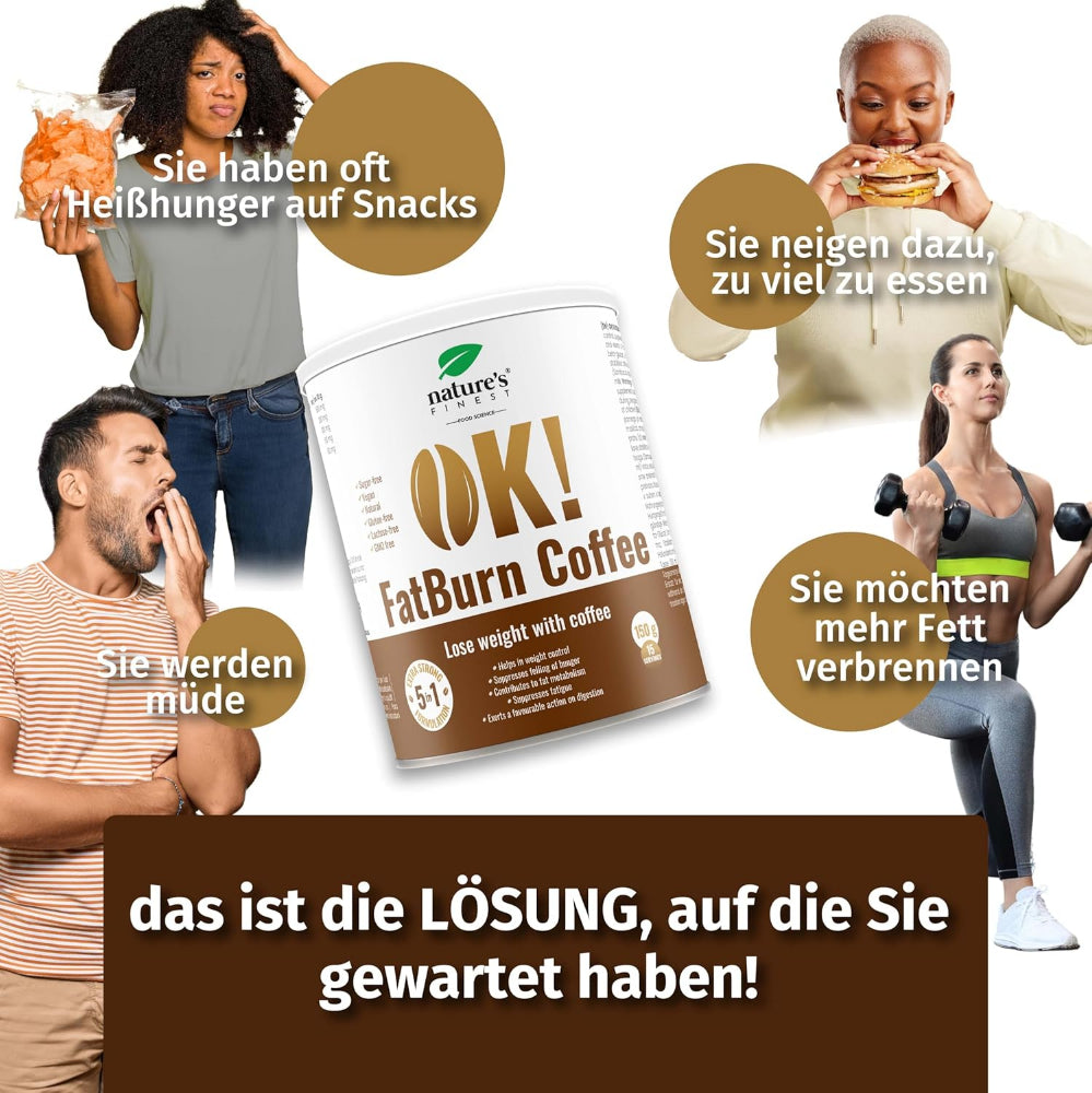 Nature's Finest I OK!FatBurn Coffee - Kaffee zum Fettverbrennen
